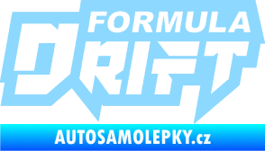 Samolepka Formula drift nápis světle modrá