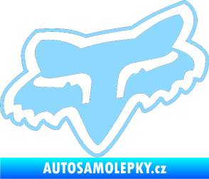Samolepka Fox 003 světle modrá