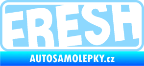 Samolepka Fresh 002  světle modrá