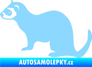 Samolepka Fretka 001 levá světle modrá
