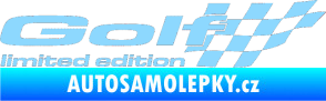 Samolepka Golf limited edition pravá světle modrá