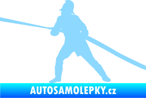 Samolepka Hasič 009 levá světle modrá