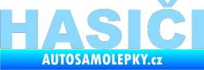 Samolepka HASIČI světle modrá