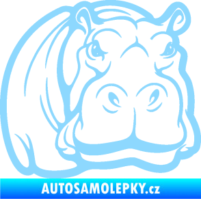 Samolepka Hroch 004 pravá světle modrá