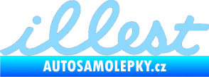 Samolepka Illest 001 světle modrá