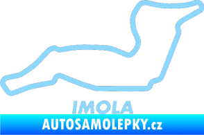 Samolepka Okruh Imola světle modrá