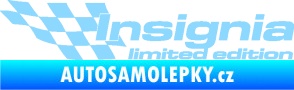 Samolepka Insignia limited edition levá světle modrá