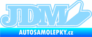 Samolepka JDM 001 symbol světle modrá