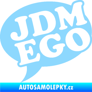 Samolepka JDM Ego světle modrá