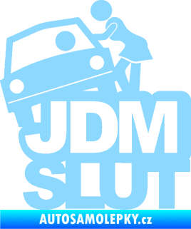 Samolepka JDM Slut 001 světle modrá