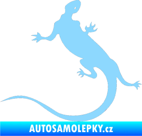 Samolepka Ještěrka 004 levá světle modrá