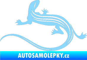 Samolepka Ještěrka 011 levá světle modrá
