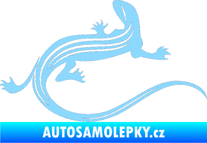Samolepka Ještěrka 011 pravá světle modrá