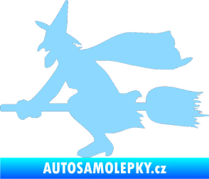 Samolepka Ježibaba levá světle modrá