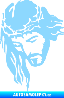 Samolepka Ježíš 003 levá světle modrá