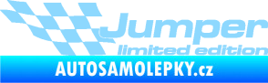 Samolepka Jumper limited edition levá světle modrá