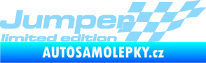 Samolepka Jumper limited edition pravá světle modrá