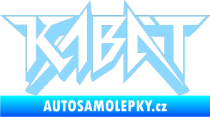 Samolepka Kabát 002 světle modrá