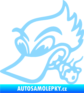 Samolepka Kačer frajer levá světle modrá