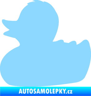 Samolepka Kachnička 001 levá světle modrá