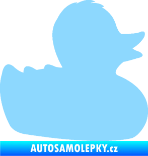 Samolepka Kachnička 001 pravá světle modrá
