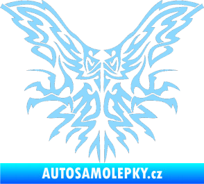 Samolepka Kapota 037 tatto dravec světle modrá