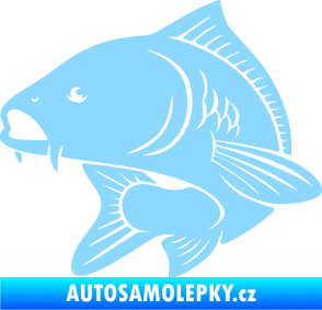 Samolepka Kapr 008 levá světle modrá