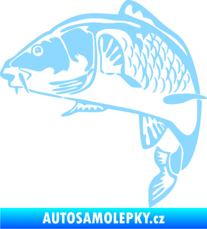 Samolepka Kapr 010 levá světle modrá
