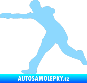 Samolepka Karate 004 levá světle modrá