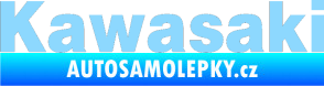 Samolepka Kawasaki světle modrá