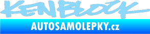 Samolepka Kenblock světle modrá