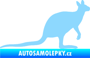 Samolepka Klokan 003 pravá světle modrá