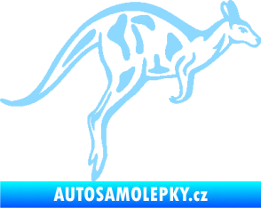 Samolepka Klokan 004 pravá světle modrá