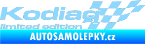 Samolepka Kodiaq limited edition pravá světle modrá