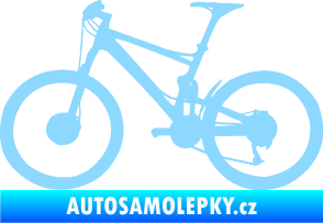 Samolepka Kolo 001 levá - (horské kolo) světle modrá