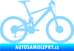 Samolepka Kolo 001 pravá - (horské kolo) světle modrá