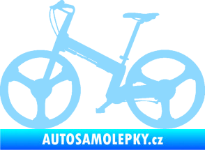 Samolepka Kolo 002 levá světle modrá