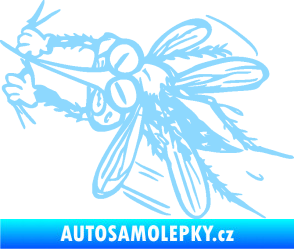 Samolepka Komár 002 levá světle modrá