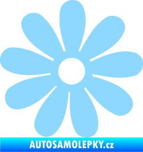 Samolepka Kopretina 001 světle modrá