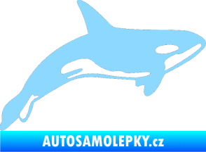 Samolepka Kosatka 001 pravá světle modrá