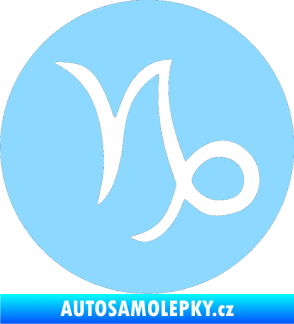 Samolepka Kozoroh 001 - horoskop světle modrá