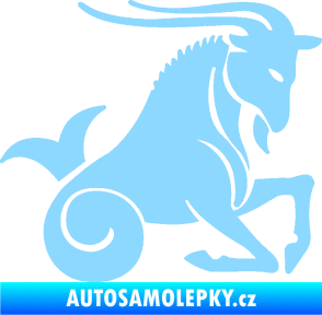 Samolepka Kozoroh 004 pravá světle modrá
