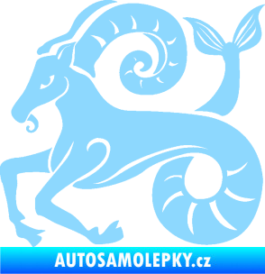 Samolepka Kozoroh 005 levá světle modrá
