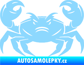 Samolepka Krab 003 světle modrá