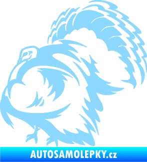 Samolepka Krocan 001 levá světle modrá