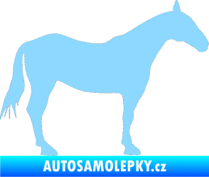 Samolepka Kůň 005 pravá světle modrá