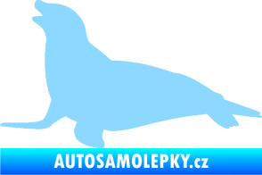 Samolepka Lachtan 002 levá světle modrá