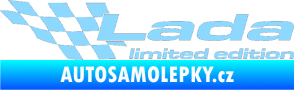 Samolepka Lada limited edition levá světle modrá