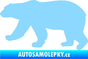Samolepka Lední medvěd 002 levá světle modrá