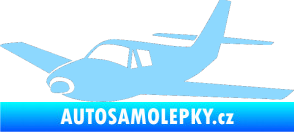 Samolepka Letadlo 001 levá světle modrá